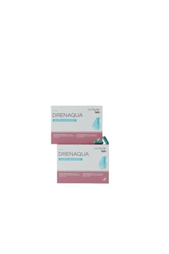 Cumlaude Lab Drenaqua (Duplo) - Complemento Alimenticio Diurético para la Retención de Líquidos - con Té Verde, Prebióticos, Magnesio y Vitamina B6 - Pack de 2 x 30 Cápsulas