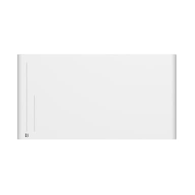 BESTHERM - Radiador eléctrico fijo de inercia secador de cerámica 2000 W Bestherm ALBA horizontal blanco