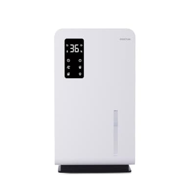 PRIXTON Deshumidificador y Purificador Aura 2 en 1, Sistema Termoeléctrico, Regulación Automática, Modo Nocturno, 3L de Capacidad, Gran Cobertura