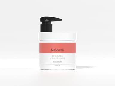 MASDERM - Crema Anticelulítica Reductora 500 ml, Crema Reafirmante Corporal Mujer y Hombre, Gel Reductor Abdomen y Glúteos, Radiofrecuencia Corporal, Tratamiento Anticelulitis Profesional