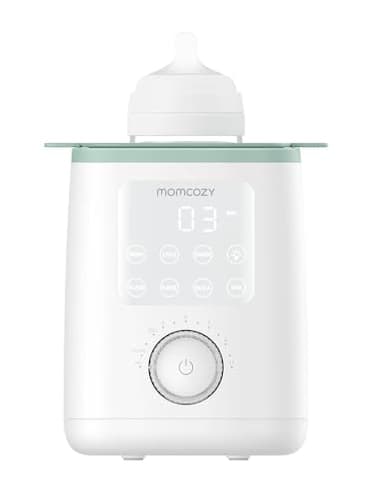 Momcozy Nutri - Calentador de biberones para bebé con control de temperatura preciso y luz nocturna