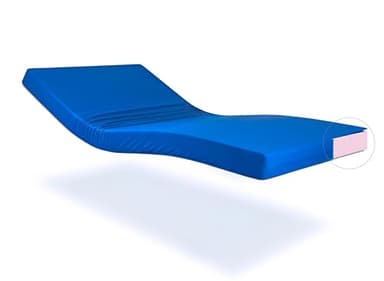 FUSIONHOME - Colchón Geriátrico 90x190 ELIOCEL Profesional HR Altura 15 cm - Colchón Clínico con Funda Impermeable e Ignífuga para Cama Articulada - Funda Extraíble con Cremallera