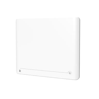 BESTHERM - Radiador eléctrico fijo de inercia seco cerámico 1500W plug & play con detector de presencia Bestherm DIANE horizontal blanco