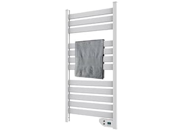 EVVO Toallero Eléctrico C500 Blanco, 450W, hasta 8 m2, Bajo Consumo, Silencioso, Seguridad Sobrecalentamiento, Incluye Kit de Instalación, Antisalpicaduras, Temporizador 2 Horas (Blanco)