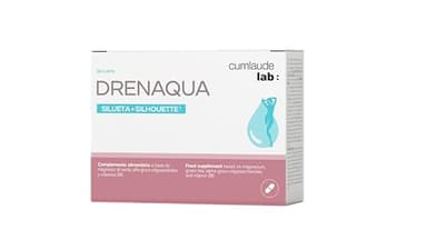 CUMLAUDE Drenaqua - Complemento Alimenticio Diurético Para La Retención De Líquidos - Con Té Verde, Prebióticos, Magnesio Y Vitamina B6 - 30 Cápsulas, 19 g