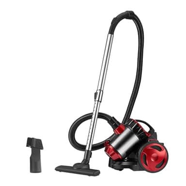 QIAKEFE Aspirador sin bolsa, 2000 W Aspirador potente, aspirador escoba con filtración de alto rendimiento y diseño silencioso, cable de 5 m, para suelos, moquetas y pelos de animales (A)