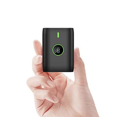 Bateria Externa Carga Rapida 10000mAh,PD 22.5W Power Bank con Pantalla LED, Salida 12V,Mini Bateria Externa Movil con USB c,Adecuado para etc.