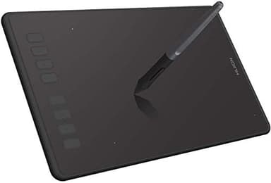 HUION Inspiroy H950P Tableta gráfica, Tableta Gráfica de Dibujo, 8 Teclas de Prensa Personalizadas, lápiz 8192 Niveles sin Batería con Función de Inclinación, Compatible con PC y Dispositivo Android