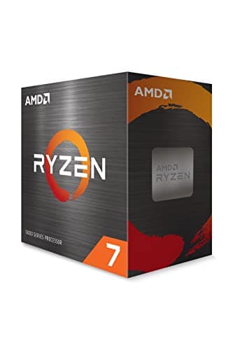 AMD Ryzen 7 5700X Procesador (8 núcleos/16 threads, 65W TDP, Socket AM4, 36MB Caché, Reloj de aumento máx. hasta 4.6 GHz, sin ventilador)