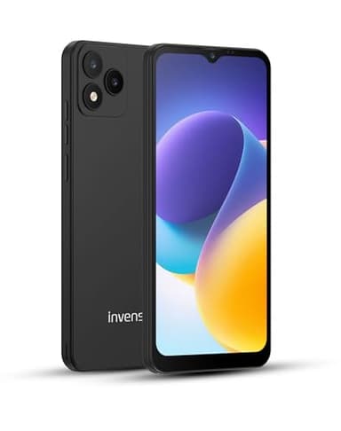 invens Note TK01 Telefonos Moviles Libres, 8(4+4) GB+32GB/128GB TF Teléfono Móvil, Android 12, 6.56'' HD+, 16MP+5MP Móvil, 4250mAh, Smartphone Triple 4G SIM GPS/OTG/3.5mm Jack, Negro