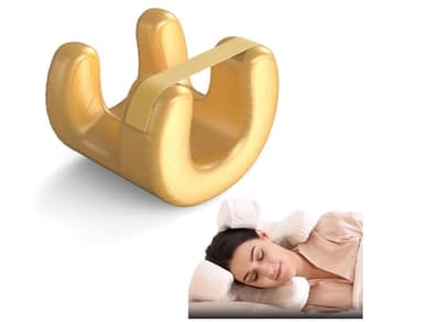 HEYOUTH Almohada Antiarrugas,Almohada Cervicales y Cuello,Almohada de Belleza Antienvejecimiento,Almohadas Viscoelasticas,para Mantener la Cabeza Recta,Aliviar el Dolor de Cuello