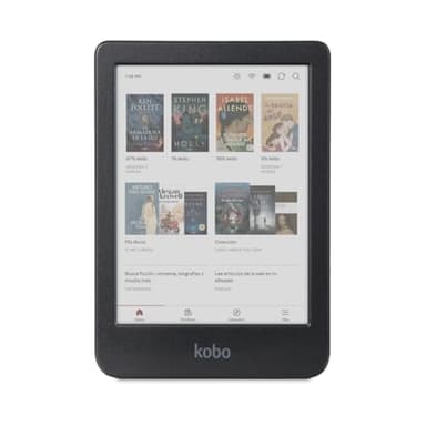 Kobo Clara Colour | eReader | Pantalla E Ink Kaleido™ 3 en Color de 6” sin Reflejos | Opción de Modo Oscuro | Resistente al Agua | Audiolibros | 16 GB de Almacenamiento | Negro