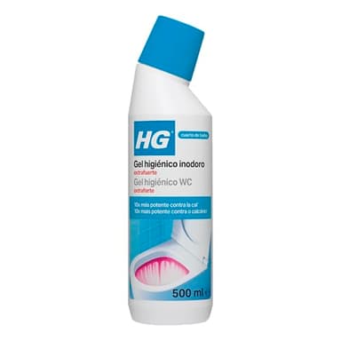 HG 322050130 Superintensivo para el Inodoro -Un Potente Limpiador de WC que Elimina Hasta la Cal y los Depósitos Más Persistentes, 500 Mililitros