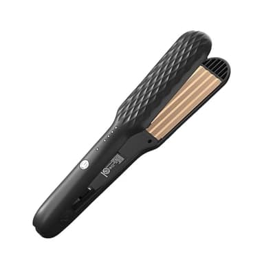 Vmxlso Plancha Pelo Ondas, Planchas Del Pelo Ondas, 4 Temperaturas De 170° a 230° Plancha De Ondas Para El Pelo Para dar Volumen a tu Cabello Brillante, Flexible