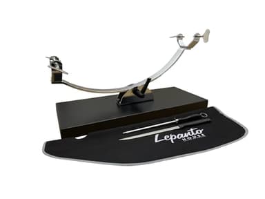 FERRETERIA LEPANTO Jamonero Basculante, Jamonero Serrano, Soporte jamonero basculante, jamonero Profesional mas Set de Corte LepantoHouse