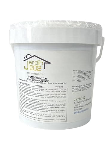 JARDIN202 - Adhesivo Especializado PU para Césped Artificial - Secado Rápido, Ideal para Suelos de Caucho, 1/5.5/11 kg Disponibles | 5,5 Kg