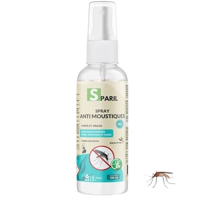 Spray Repelente De Mosquitos Tropicales 100 Ml. Protección Eucalipto Y Citriodiol 6h. Producto Contra Picaduras De Mosquitos Eficaces, Repelente De Mosquitos Para Bebés Y Mujeres Embarazadas