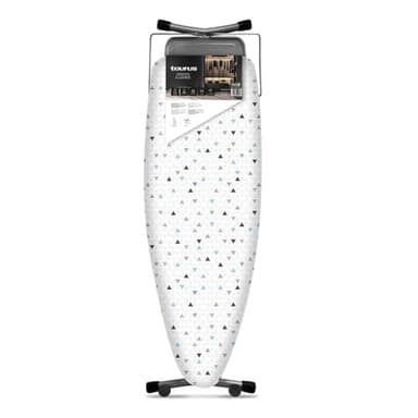 Taurus - Tabla de planchar Argenta Elegance | Plegable | Fácil almacenaje | Apta para centros de planchado | Altura regulable 98 cm | Apta para planchar sentado | 100% algodón | 130x48cm