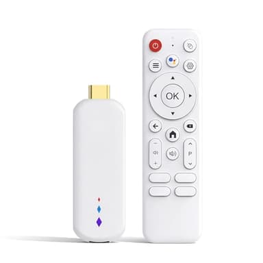 PUSOKEI TV Box Android 14.0, Smart TV Box con Acceso Remoto por Voz, 2GB RAM 16GB ROM, WiFi 2.4G/5G, Acceso a Todos los Sitios Web de Videos, Dispositivo de Transmisión 4K HDR ULT