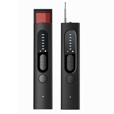 Detector de Dispositivos Ocultos, Detector de Camaras y Microfonos Ocultos, Detectores de Cámara Oculta y Dispositivo Oculto con Escáner RF, GPS y Detector de Errores para Hoteles, Hogar y Oficina