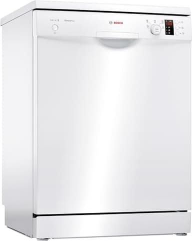 Bosch - Lavavajillas Libre Instalación, 60 cm, Motor EcoSilence, Programación Diferida, Blanco, SMS25AW05E