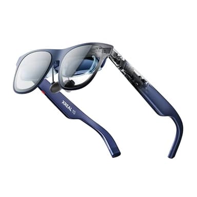 XREAL 1S AR/XR Gafas, Gafa Realidad Aumentada, 500" Pantalla Virtual, Campo Visión 52°, 3DoF Nativos, Real 3D, X1 Chip, Compatibles Dispositivos USB-C DP y iPhone17/16/15, Consolas como ROG/SteamDeck