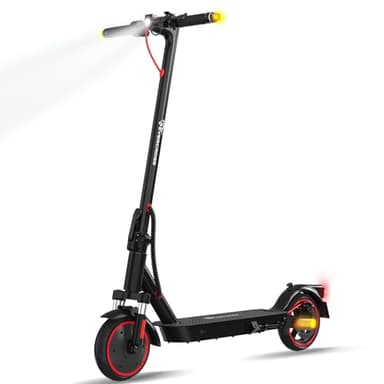 EVERCROSS EV85F Patinete Electrico Adultos, 8.5'' Electric Scooter Plegable - App, Motor de 350W, Batería de 7.8AH, Peso de 15KG, Carga máxima de 120KG, Doble Freno, Amortiguadores Dobles