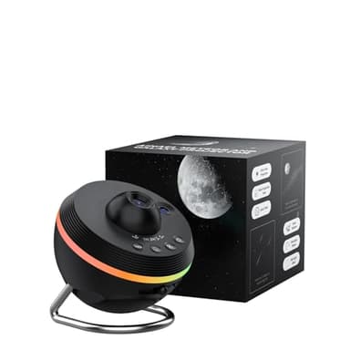 Ainael Proyector Galaxia, Proyector Estrellas Planetario Doméstico Techo Espacial Luz Nocturna con Tira, Meteor and Galaxy Projector para Niños Aultos