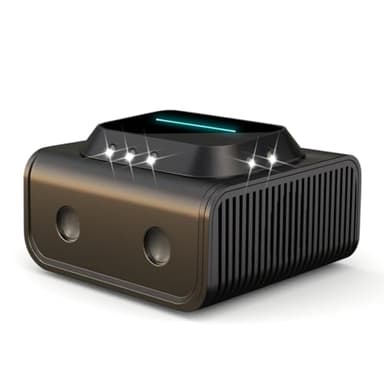 Swiftctrl Repelente de ratas y ratones ultrasónico 360°, cabezal de cuerno de doble impulso ultrasónico para repeler ratones y ratas, 3 modos de trabajo, repelente de roedores para interior contra