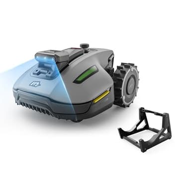 MAMMOTION YUKA Mini 2 500 Robot Cortacésped sin Cable Perimetral, Sin Señal Perdida, Sin RTK, Visión AI Tri-CAM, DropMow, Pendientes hasta un 45%, hasta 500㎡, Mapeo Automático Multi-Zona
