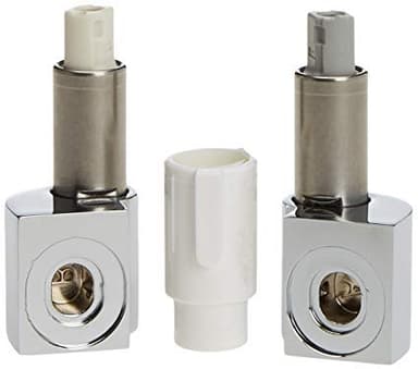 Conjunto de repuestos de bisagras con cierre suave para inodoro. Cromado. De Roca. AI0012400R.