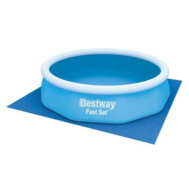 BESTWAY Tapiz Protector de Suelo 335x335 cm para Piscinas Desmontables Azul