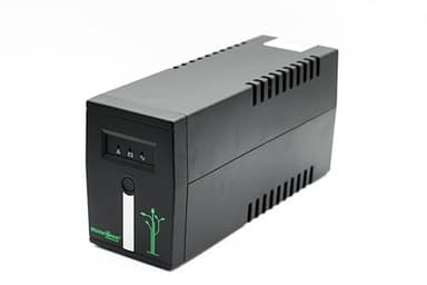 Master Power, Sistema de Alimentación Ininterrumpida SAI, UPS 900 VA, Tensión Constante de Salida 480W, 2 Enchufes Schuko