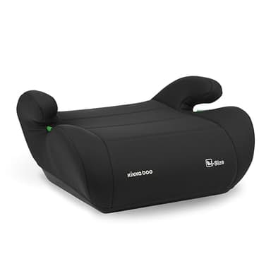 KikkaBoo Alzador Coche Niño i-UP, i-Size, 125-150 cm, Silla Coche Grupo 3, de 7 a 12 años, de 22 a 36 kg, Elevador Coche, Fácil Instalación con Cinturón, Negro