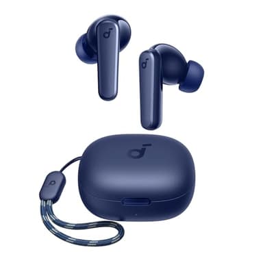 Soundcore P20i Auriculares inalámbricos Bluetooth by Anker, diafragmas de 10mm con Big Bass, Auriculares Bluetooth 5.3, Reproducción 30H, IPX5, 2 micros para Llamadas nítidas con IA, EQ Personalizado
