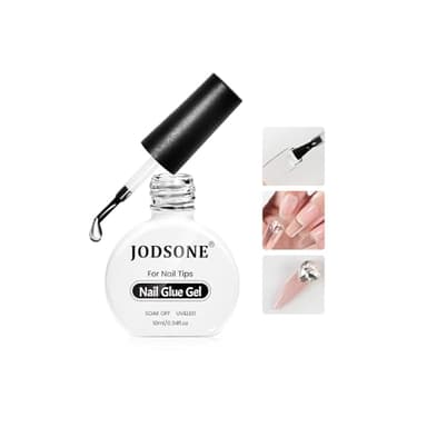 JODSONE 10ML Gel Pegamento Para Uñas Pegamento De Larga Duración Para Uñas Transparentes,Tratamiento De Reparación De Uñas,Necesita U V Curado Con Luz