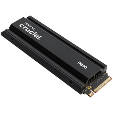 Crucial P310 PS5 SSD 1TB PCIe Gen4 NVMe M.2 con Disipador, hasta 7100 MB/s, Compatible con PlayStation 5, Ordenador de Sobremesa, Disco Duro Interno - CT1000P310SSD5-01