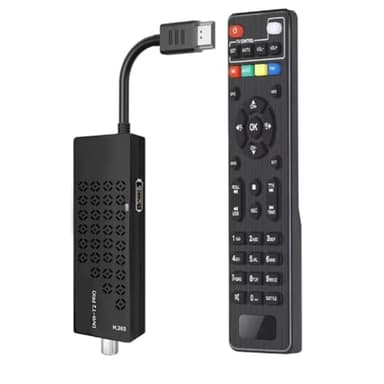 Phyachelo Descodificador TDT HD Sintonizador TDT HD Compatible con Decodificador DVB T2 H265 HD Euroconector TDT HD Full HD 1080p para WiFi Enchufe UE