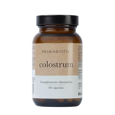 Primabiotic Colostrum – Suplemento de Calostro Bovino de Alta Concentración | Cápsulas Puras y Concentradas | Apoyo para el Sistema Inmunitario e Intestinal
