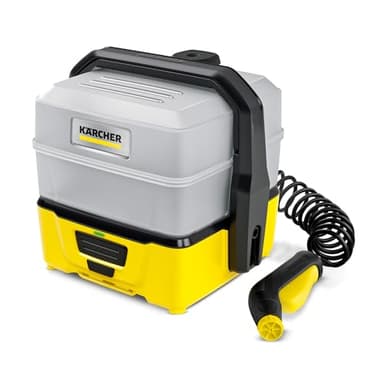Kärcher Hidrolimpiadora móvil OC 3 Plus, limpiadora portátil para aplicaciones móviles, depósito de agua extraíble 7l, batería de iones de litio, duración batería 15 min, manguera espiral