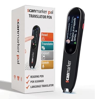 Scanmarker Pal - Bolígrafo de traducción y lectura para estudiantes de idiomas, dislexia y dificultades de aprendizaje | Traductor de más de 100 idiomas