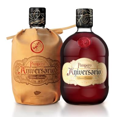 Ron Pampero Aniversario 70 cl – Reserva Premium Multigalardonada, Añejado en Barricas Ex-Jerez y Bourbon. 40% Vol.
