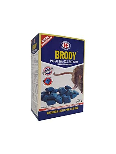 IMPEX EUROPA Raticida Parafina en Óvulos 11/13g Control Ratón Común y Rata Parda o Alcantarilla Cebo Bloque - Estuche 300 gr (Uso Doméstico)