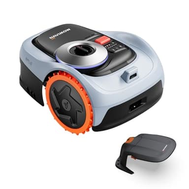 Segway Navimow i205 AWD con Garage S Kit, Robot Cortacésped sin Cable Perimetral, Tracción Integral para Pendientes del 45%, EFLS NRTK+Vision, Rec. 500 m², no se Requiere Antena (Envío por Separado)