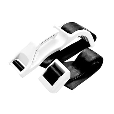 Cinturon de coche embarazada, cinturon seguridad embarazada ajustable, extensor cinturon seguridad coche, protege a Bebé y a Mamá (blanco)