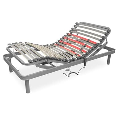 amuéblate online - Cama Eléctrica Articulada Flexipro con 5 Planos y Estructura Reforzada - Ergonómica, Fiable y Silenciosa, Motor Alemán, 105 x 190