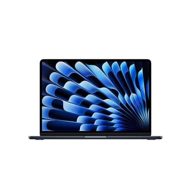Apple MacBook Air de 13,6 Pulgadas con Chip M5: Pantalla Liquid Retina, CPU de 10 núcleos, GPU de 8 núcleos, 16 GB de Memoria unificada, 512 GB de SSD, Wi-Fi 7,Teclado español; Medianoche