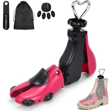 ZUPAPJO Hormas para Zapatos Hombre Mujer, Ensanchador de Zapatos con Calzador, Profesional Ensanchador de Botas, Estirador de Zapatos Ajustable Anchura y Longitud