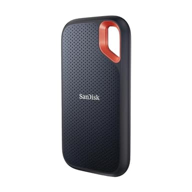 SANDISK Extreme SSD Externo Portátil 1TB (Disco duro externo SSD con velodidad de lectura de hasta 1050 MB/s, 1000 MB/s de escritura, Clasificación IP65 de resistencia al agua y al polvo) Negro
