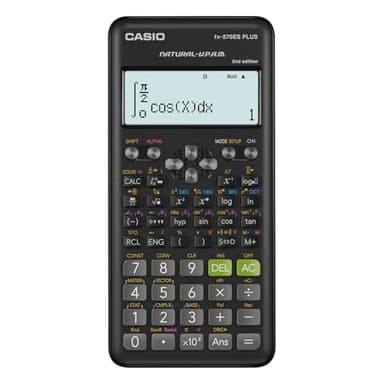 Casio FX-570ES Plus-2 - Calculadora Científica, 417 Funciones, 11 x 77 x 162 mm Negro